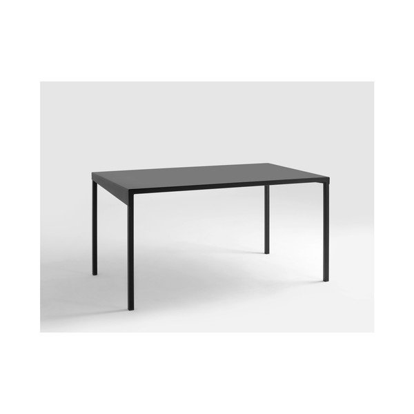 Černý kovový jídelní stůl CustomForm Obroos, 140 x 80 cm-image-4