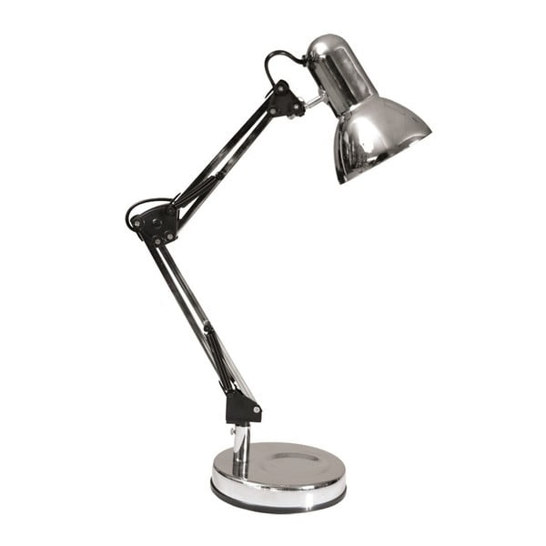 Stolní lampa Flexo, stříbrná