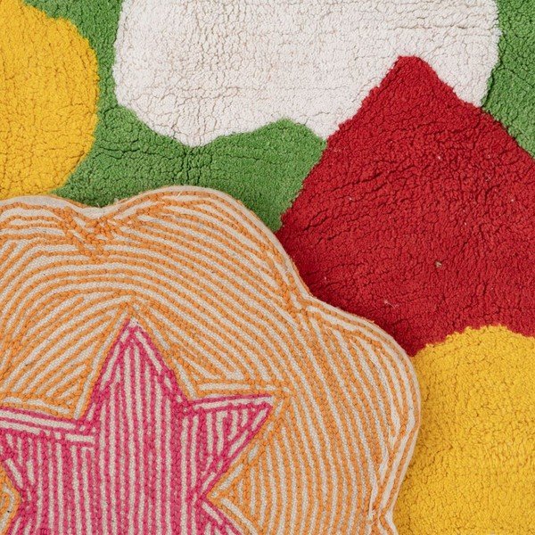 Bavlněný dětský koberec ø 150 cm Flowers – Ixia-image-3