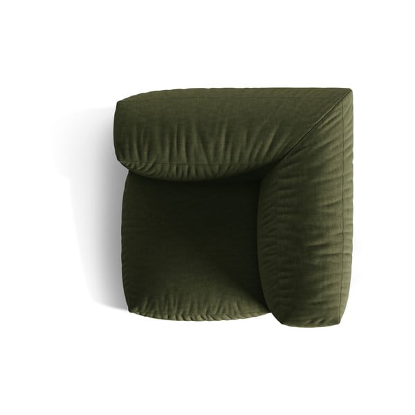 Zelený modul pohovky (variabilní roh) Martina – Micadoni Home-image-3