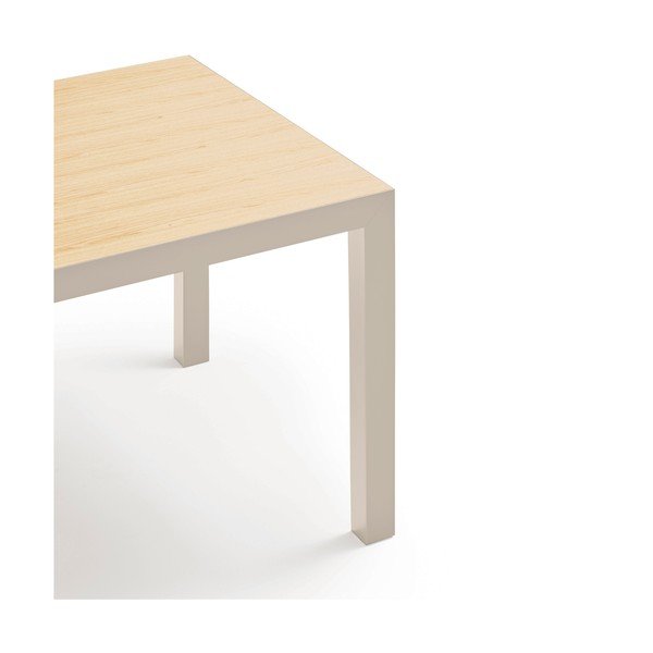 Jídelní stůl s deskou z dubového dřeva 75x180 cm Alma – Teulat-image-3