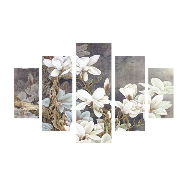 Vícedílný obraz White Blossom, 92 x 56 cm