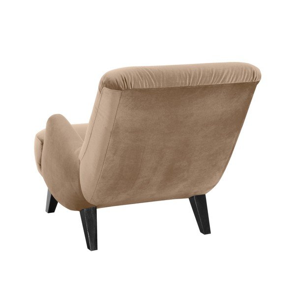 Béžové křeslo s černými nohami Max Winzer Brandford Suede-image-1