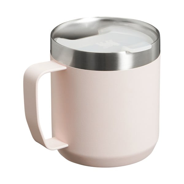 Světle růžový termo hrnek z nerezové oceli 350 ml Stay-Hot Camp Mug Rose Quartz – Stanley-image-3