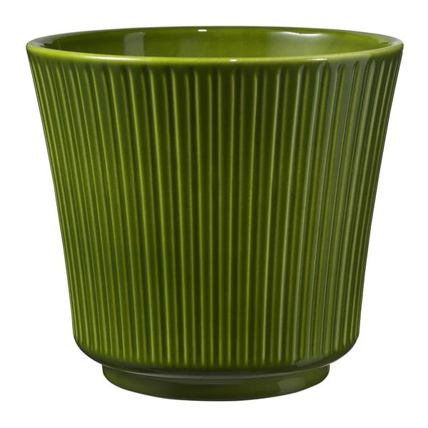 Zelený keramický květináč Big pots Delphi, ø 17 cm