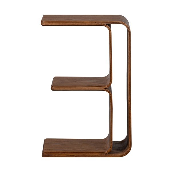 Odkládací stolek v dekoru ořechu 32x40 cm Frey – WOOOD-image-2