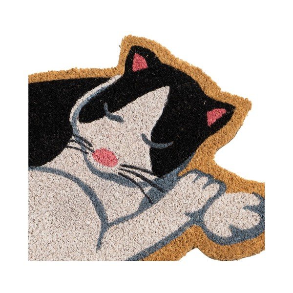 Rohožka z kokosového vlákna 40x60 cm Cat – Casa Selección-image-1