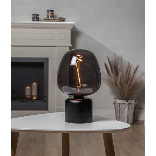 Černá lampová noha 10 cm Glans – Star Trading-image-1