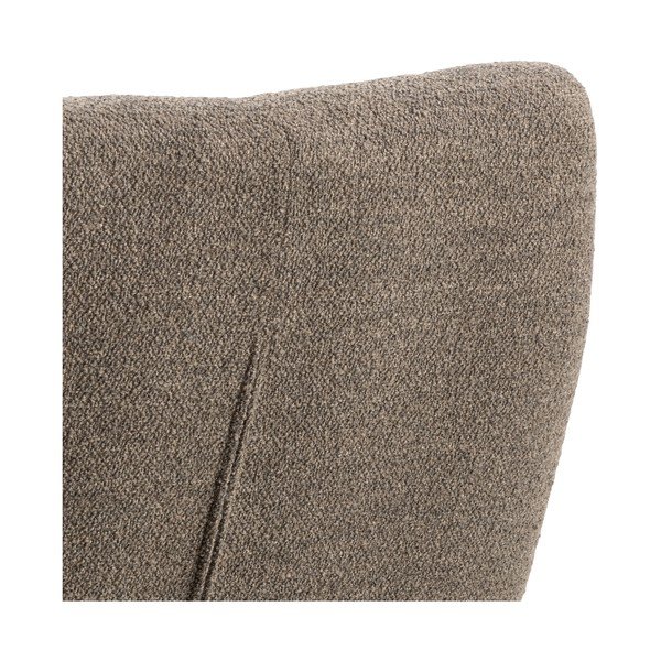 Šedo-hnědé křeslo z textilie bouclé Paris – Actona-image-4