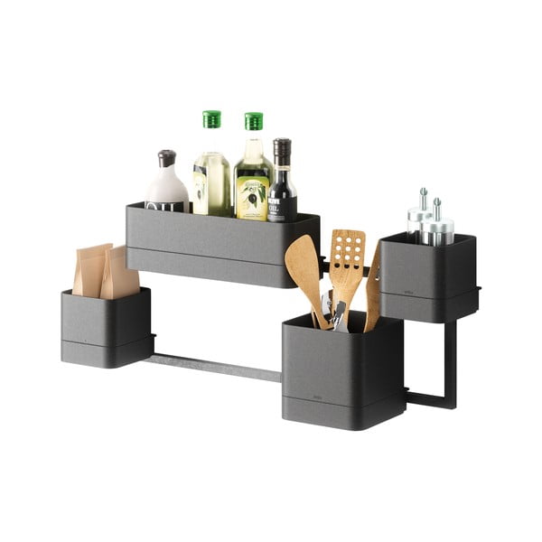 Závěsné plastové květináče na bylinky v sadě 4 ks Cubiko – Umbra-image-4