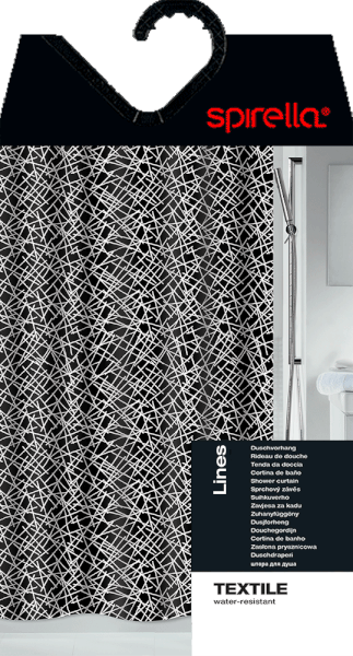 Sprchový závěs 180x200 cm Lines – Spirella-image-2
