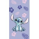 Fialová bavlněná dětská osuška 70x140 cm Lilo and Stitch – Jerry Fabrics