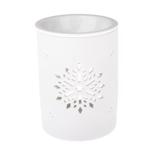 Bílá porcelánová aromalampa Dakls, výška 12,2 cm