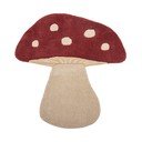 Červený vlněný dětský koberec 85x90 cm Mushroom – Bloomingville Mini