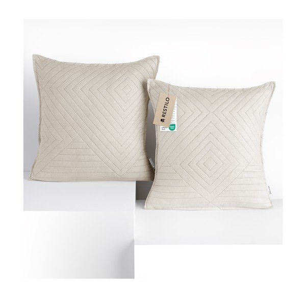 Povlaky na polštáře v sadě 2 ks z mikrovlákna 45x45 cm Softa – Restilo-image-3