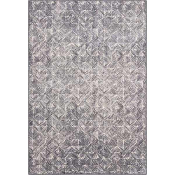 Šedý vlněný koberec 133x180 cm Moire – Agnella