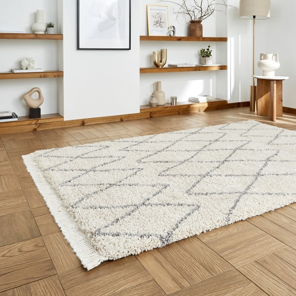 Krémový koberec 120x170 cm Boho – Think Rugs-image-1