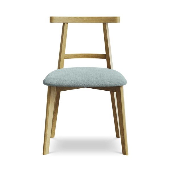 Modrá jídelní židle z masivního dřeva Ohelo – Makamii-image-1