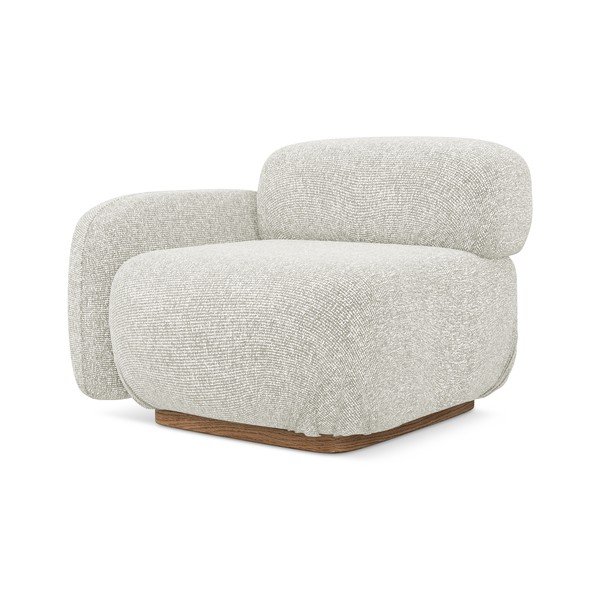 Krémový modul pohovky (levý roh) Ailani – Makamii-image-1