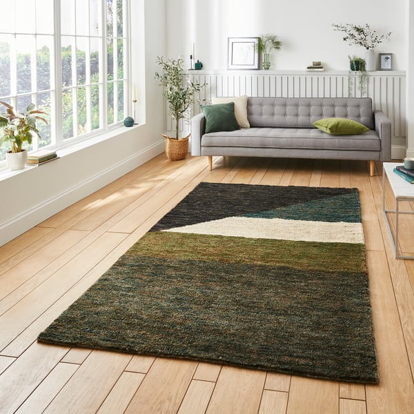 Zelený koberec 170x120 cm Hemp - Think Rugs-image-2