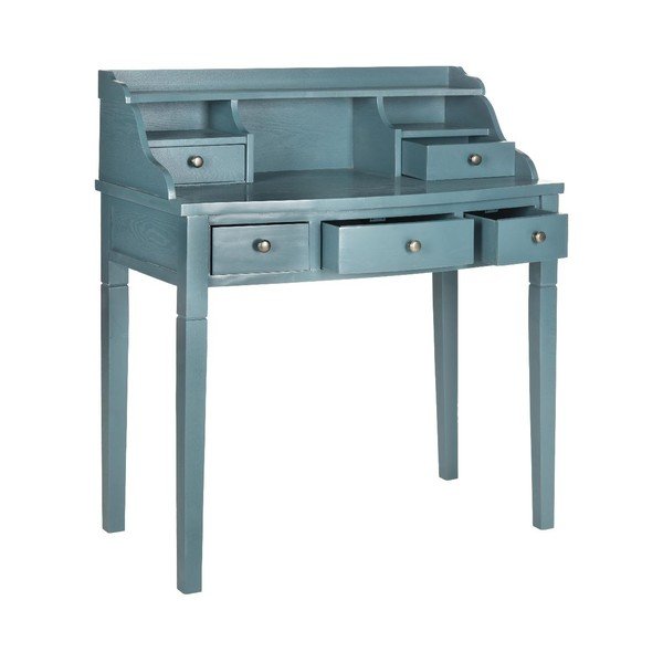 Modrý psací stůl Olivia Ocean