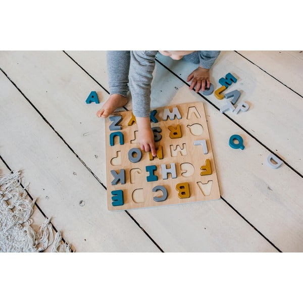 Dřevěné vkládací puzzle (počet dílků 25) Caspar – Kindsgut-image-1