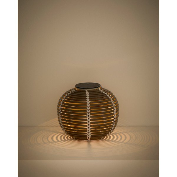 LED stolní /přenosné solární/na USB venkovní svítidlo ø 25 cm Garoina – Kave Home-image-2