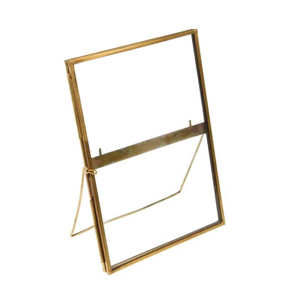 Kovový stojací rámeček ve zlaté barvě 13x18 cm – Rex London-image-2