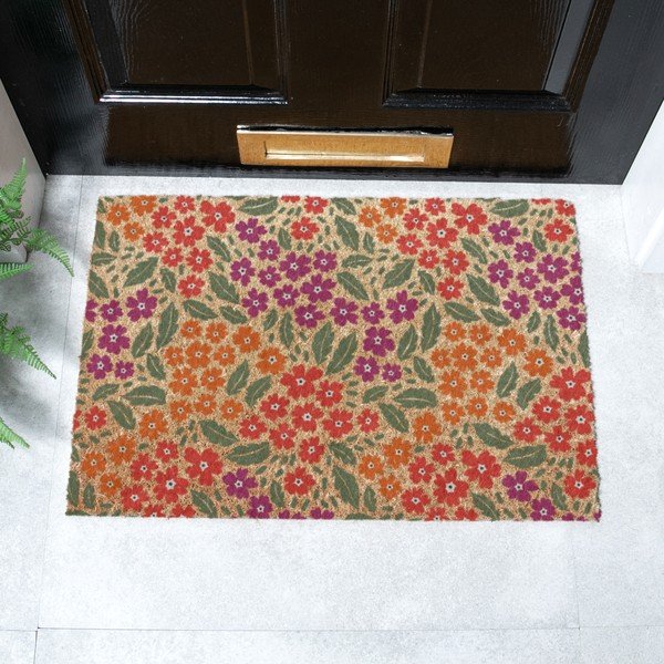 Rohožka z kokosového vlákna 40x60 cm Floral – Artsy Doormats-image-3