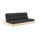 Tmavě šedá rozkládací pohovka 196 cm Base – Karup Design