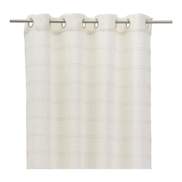 Béžový závěs s příměsí lnu 140x260 cm Nodes – Casa Selección