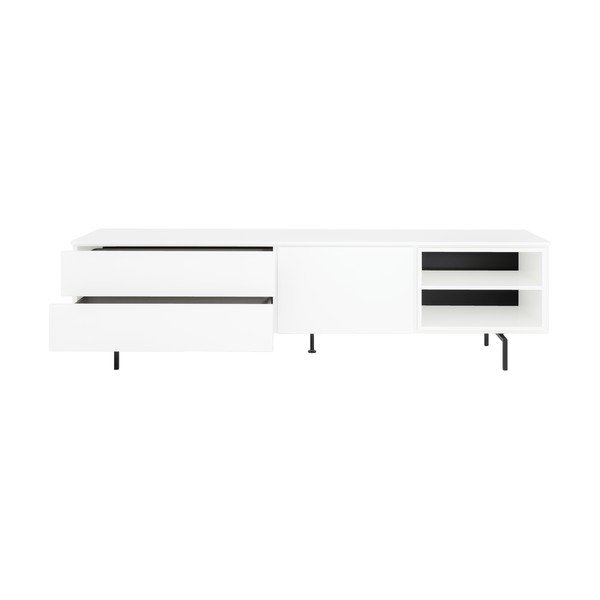 Bílá nízká komoda 210x57 cm Plain – Tenzo-image-4