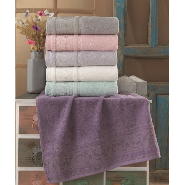Bavlněné ručníky v sadě 6 ks 30x50 cm Lucca – Foutastic