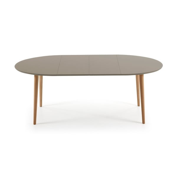 Rozkládací jídelní stůl z bukového dřeva Kave Home Oakland, 120 x 90 cm-image-3