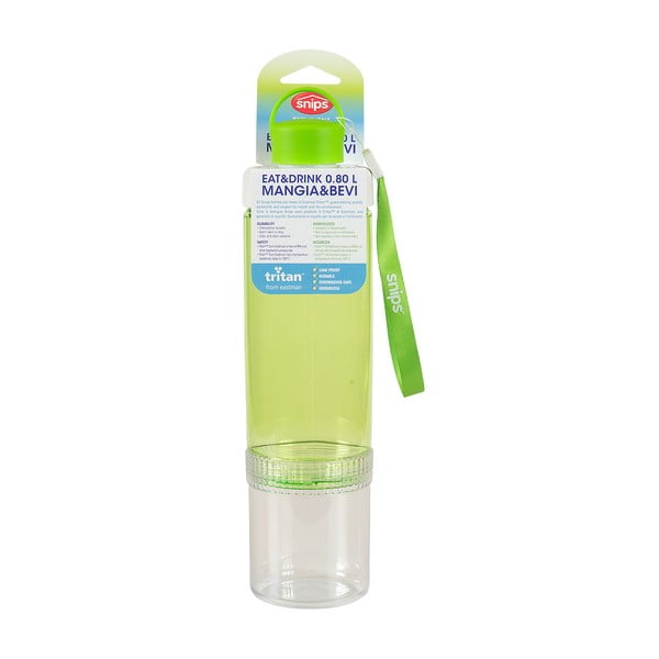 Zelená lahev na vodu Snips Eat&Drink, 750 ml-image-1