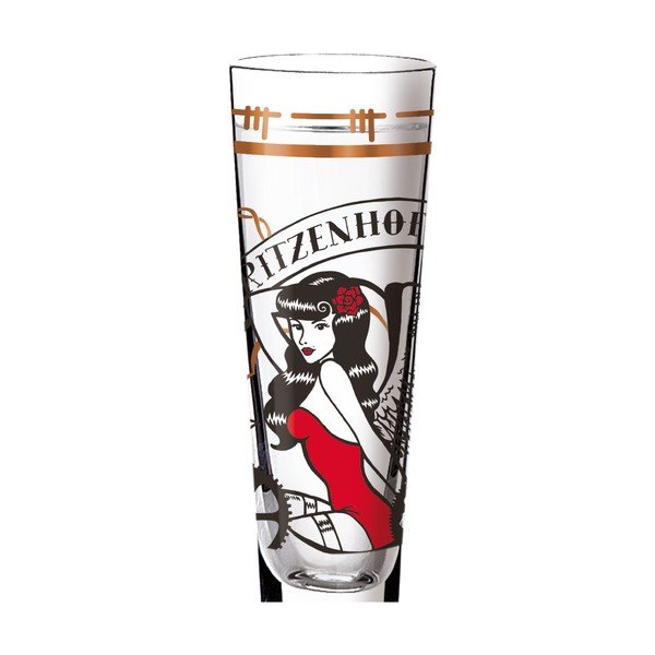 Set panáka z křišťálového skla a 5 podtácků Ritzenhoff Markus Binz, 50 ml-image-2