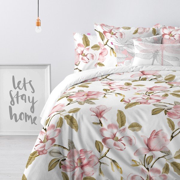 Bavlněný povlak na peřinu na dvoulůžko Happy Friday Magnolia Light, 220 x 220 cm-image-2