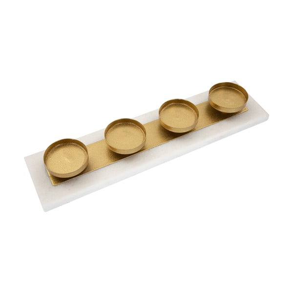 Svícen ve zlato-bílé barvě Mauro Ferretti-image-1