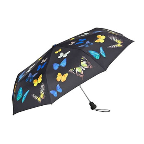 Skládací deštník Von Lilienfeld Butterflies Dance, ø 90 cm