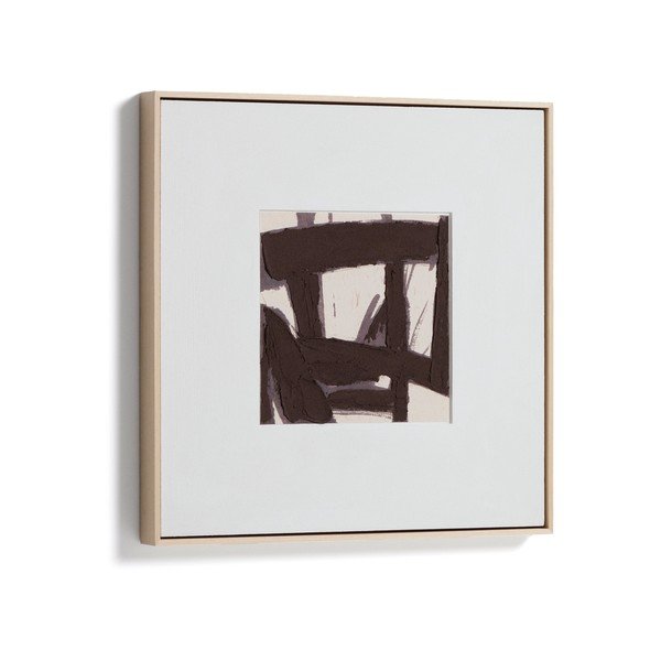 Ručně malovaný obraz s rámem/na plátně 60x60 cm Arilan – Kave Home-image-2