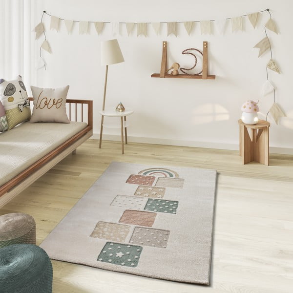 Béžový dětský hrací koberec 120x170 cm Clown – Universal-image-1