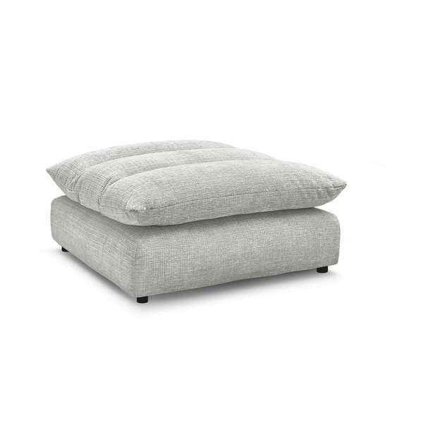 Světle šedá žinylková podnožka Neil – Bobochic Paris