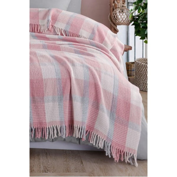 Růžový přehoz 150x200 cm Warm Soft – Mijolnir-image-2