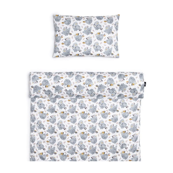 Bavlněné dětské povlečení do postýlky 135x100 cm Owl Princess - ESECO-image-1