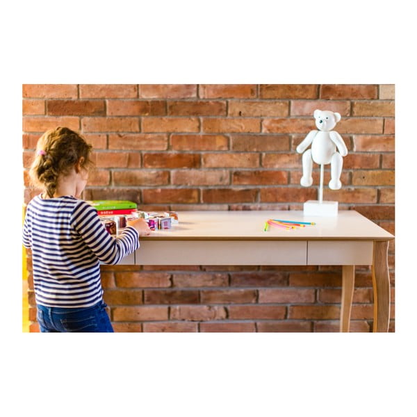 Bílý psací stůl Ragaba Lillo, délka 105 cm-image-4
