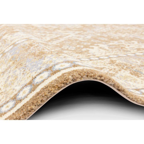 Světle hnědý vlněný koberec 100x180 cm Carol – Agnella-image-2