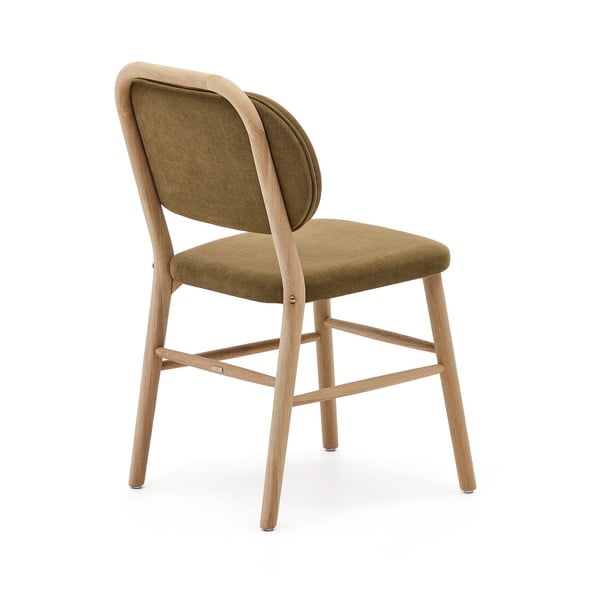 Khaki jídelní židle v sadě 2 ks Helda – Kave Home-image-2
