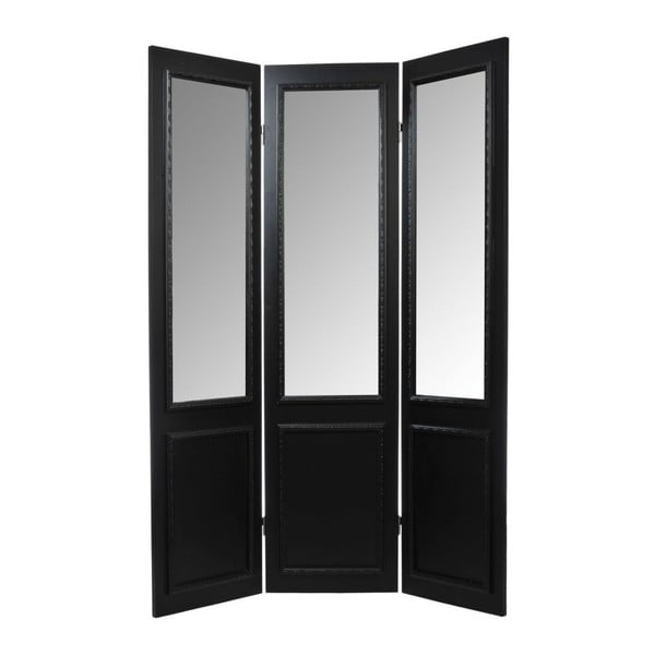 Paravan/zrcadlo Screen Black, 45x180 cm