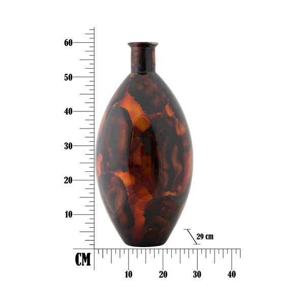 Hnědá váza z recyklovaného skla Mauro Ferretti Ares, výška 60 cm-image-4