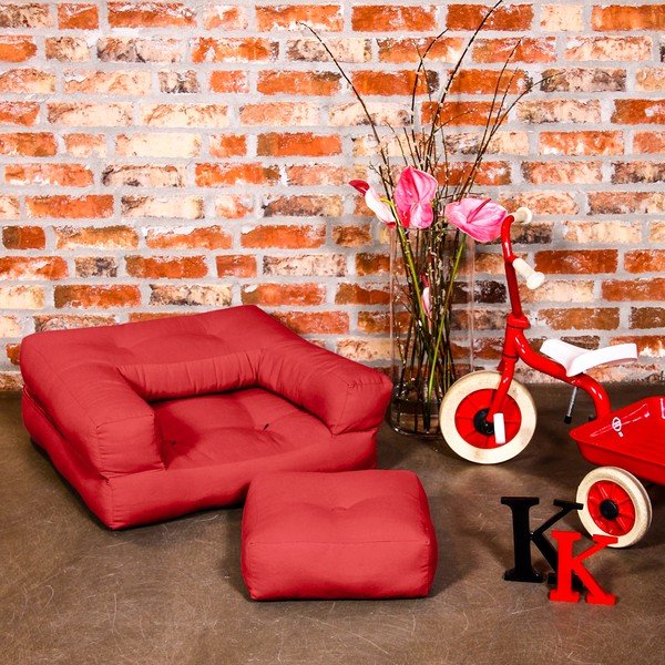 Dětské křesílko Karup Baby Cube Red-image-1